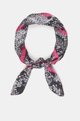 Snake print square scarf