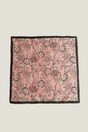 paisley printed scarf - Multi Pink