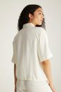 Tencel dolman shirt with draws - Naturel