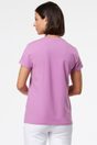 Basic crew neck fitted t-shirt - Medium Purple