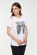 Foil print t-shirt