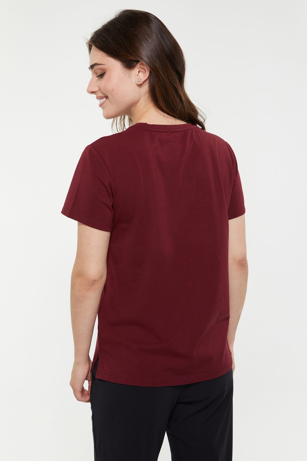Comfort Fit T-shirt With Flock
