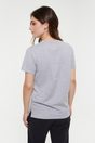 Comfort fit t-shirt with raise - Light Heather Grey