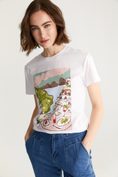 Comfort fit t-shirt with print