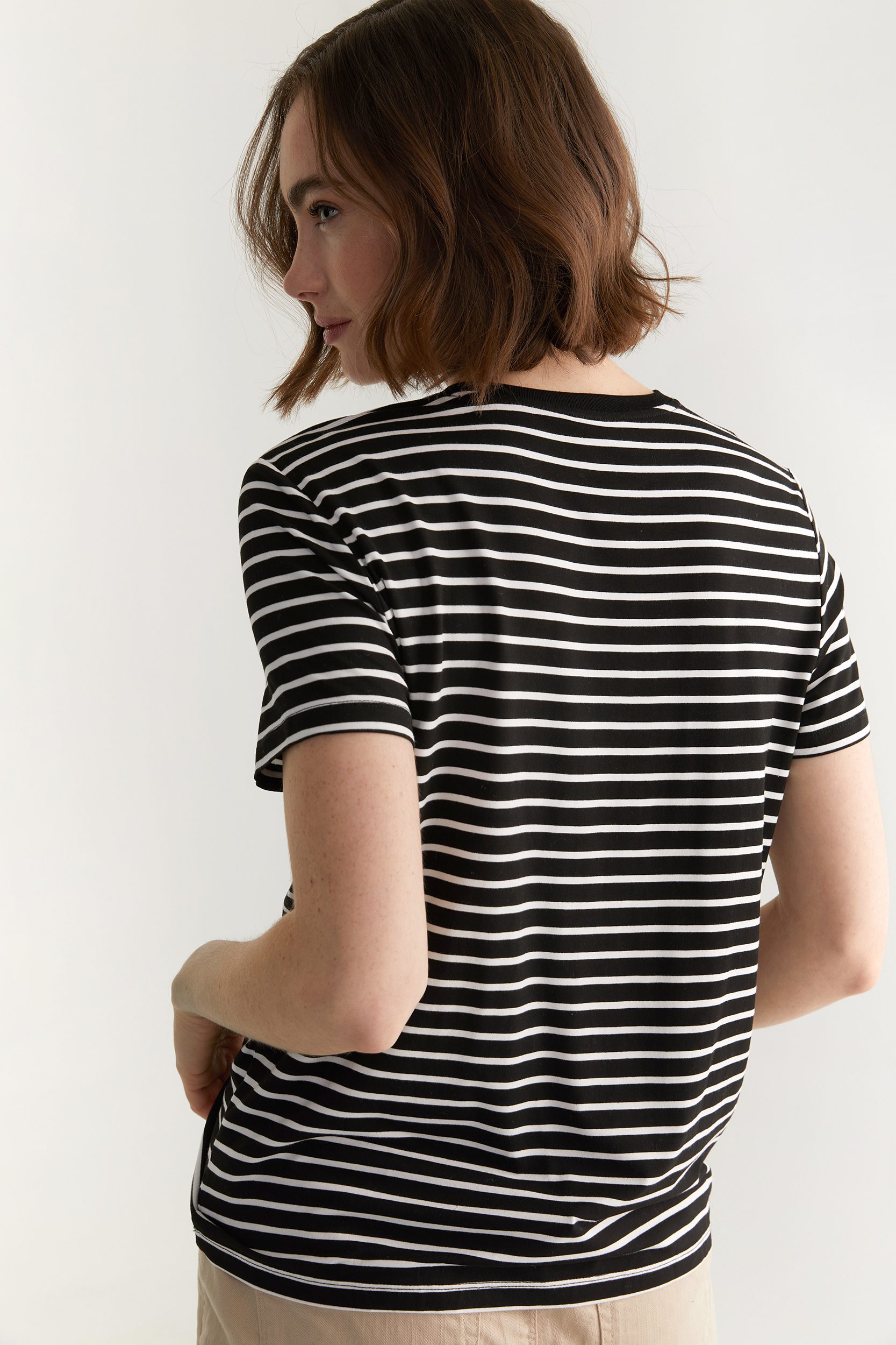 J'adore Striped Regular Fit T-shirt