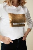 T-shirt manches longues YOU ARE GOLD