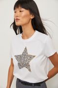 Regular fit t-shirt with star print