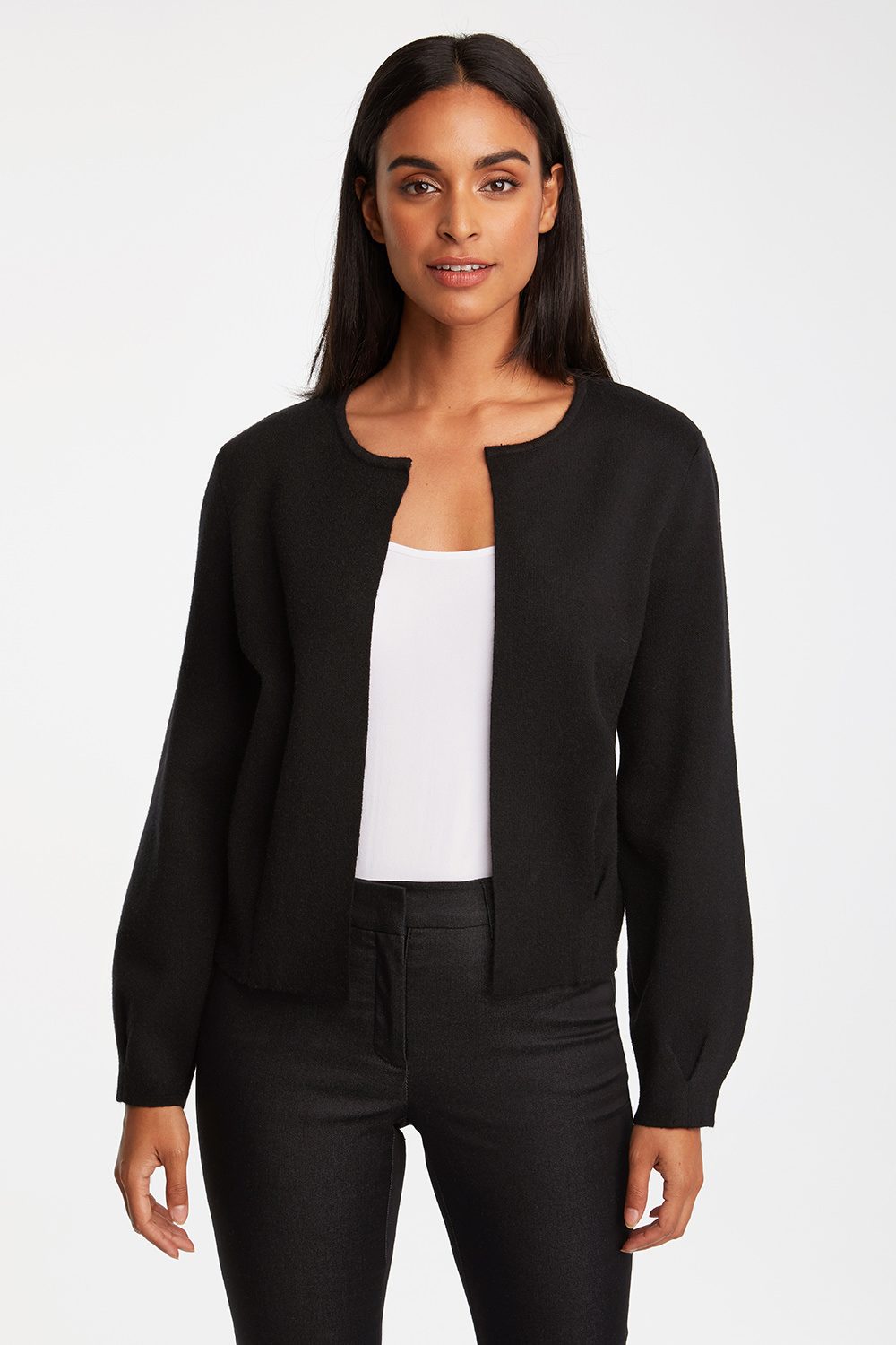 double knit cardigan