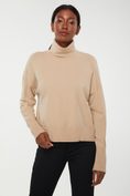 Turtleneck crop sweater
