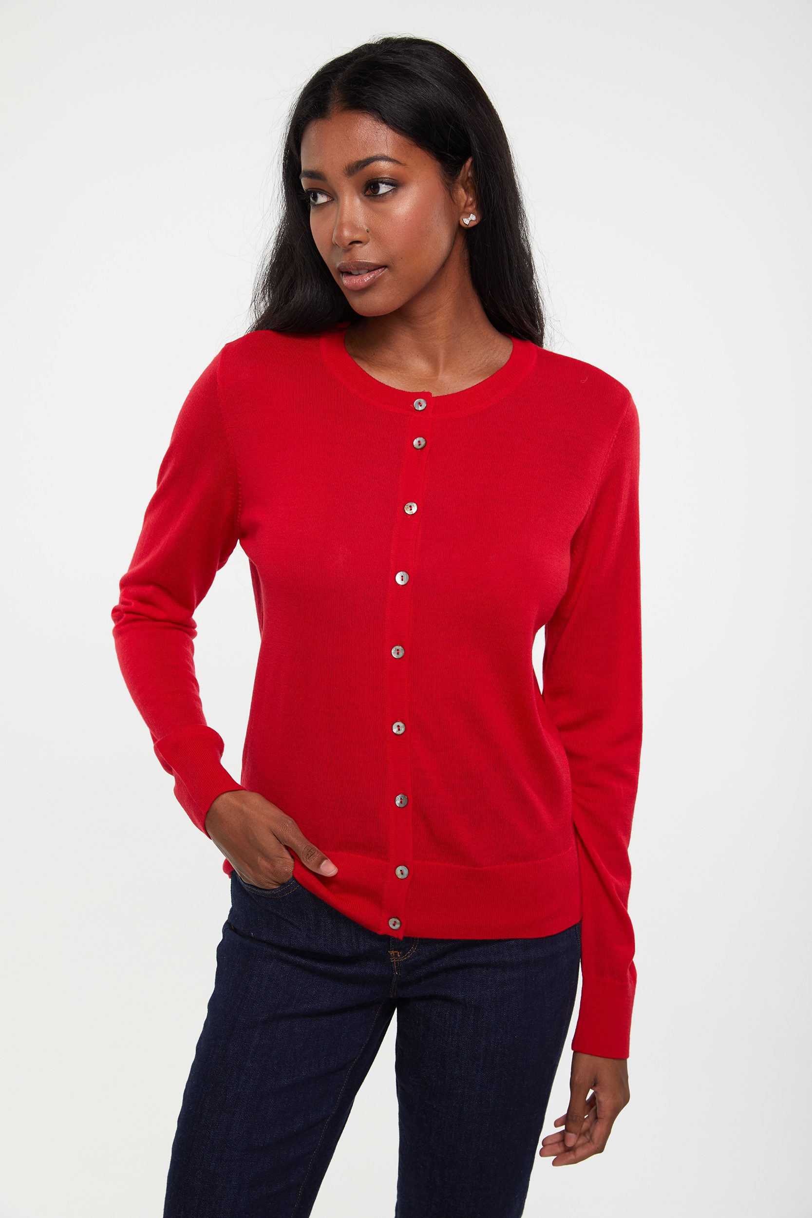 merino wool cardigan sweater womens