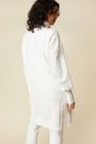 Sleeveless long cardigan - Off-white