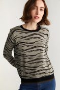 Zebra print sweater