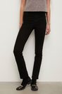 Push up jean with side tabs - Black