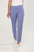 Gingham Vogue slim pant with cuff