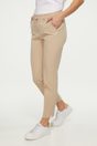 Urban fit crop pant with pintuck - Beige