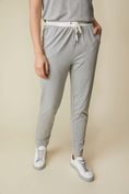 Jersey pant with elastic waist