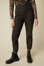 High waist casual pant - Navy;Dark Khaki