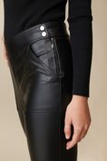 Vegan leather high waist pant