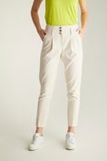 High waist pant with snaps