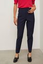 High waist pant with darts & side tabs - Navy;Black