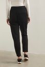 Casual ponte pant with cargo pockets - Black