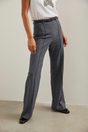 Modern fit pant with darts - Multi Blue