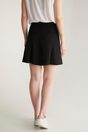 Short flared skirt - Black