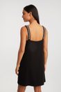 Dress with embellished straps - Black