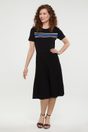 Knitted dress with open back detail - Black