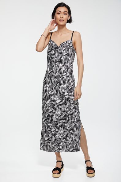 Modern zebra print dress