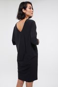 Loose fit SPORT CHIC dress with open back
