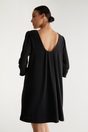 Dress with deep scoop back detail - Black