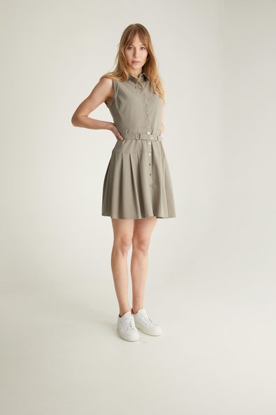 Fit & flare Sport Chic dress with belt