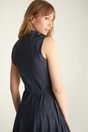 Fit & flare Sport Chic dress with belt - Multi Blue