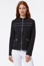 Jacket with contrast detail - Black