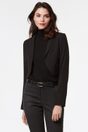 Cropped jacket with decorative buttons - Multi Black