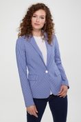 Gingham fitted blazer
