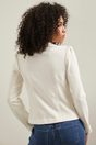 Fitted stretch jacket - Off-white