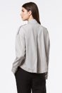 Dropped shoulder casual tencel jacket - Light Grey