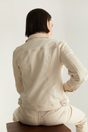 Casual jacket with applied pockets - Naturel