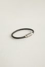 Leather bracelet - Black