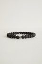 Stone beads bracelet - Black