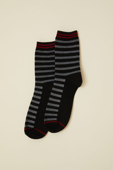 Graphic stripes socks