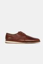 Basic shoe with contrast sole - Medium Brown