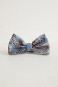 Paisley pattern silk bow tie