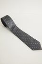 Dots pattern silk tie - Multi Grey