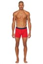 Solid colour short boxer - Red