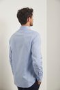 Non-iron dobby shirt - White;Multi Blue;Black