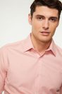 Non-iron two tone houndstooth shirt - Multi Pink
