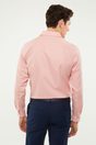 Non-iron two tone houndstooth shirt - Multi Pink